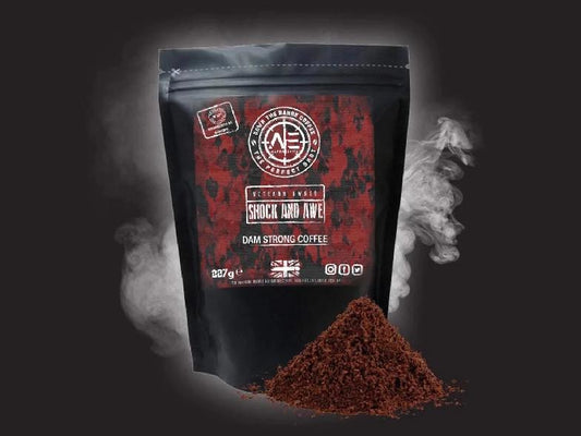 Shock & Awe, Highly Caffeinated Coffee... - Down The Range Coffee