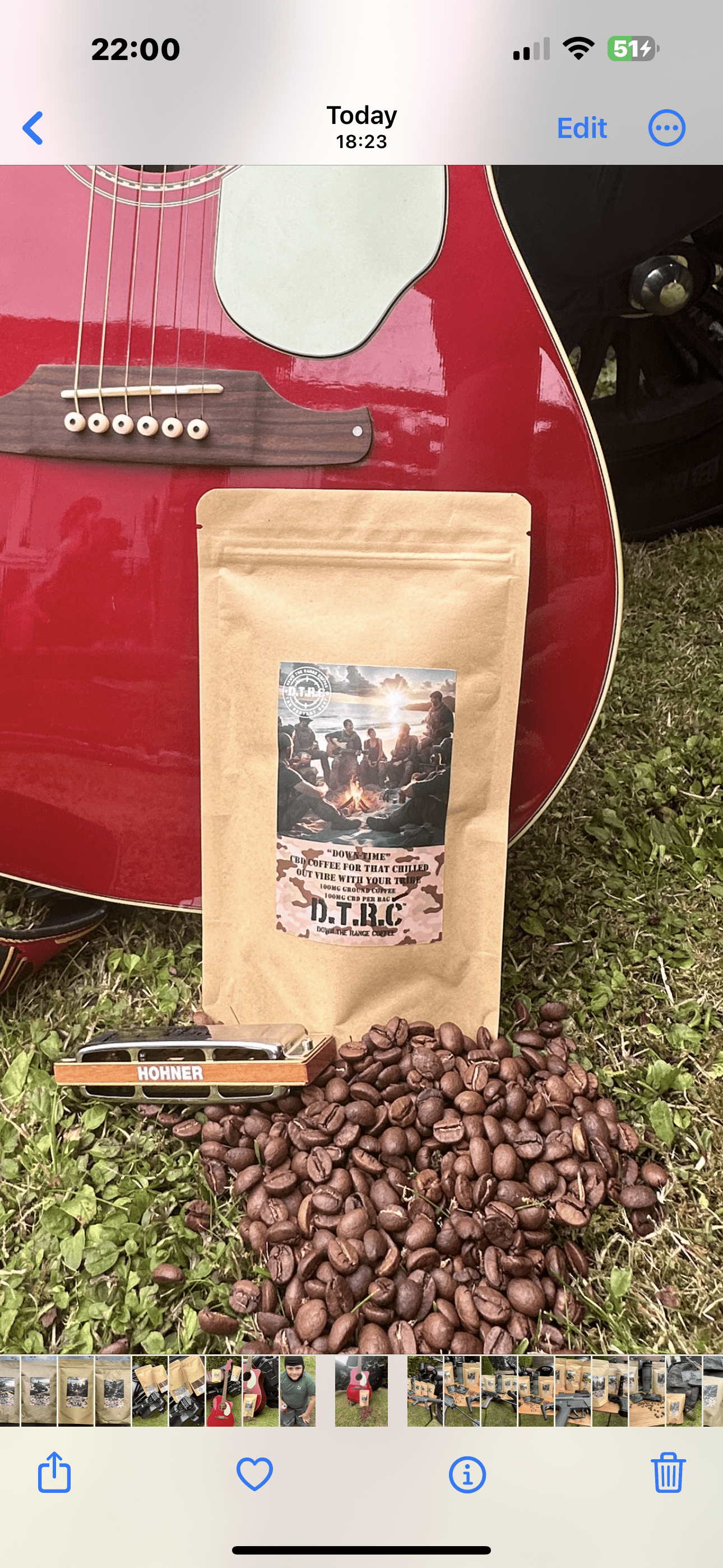 Down Time (Stand Easy) CBD Coffee infused bags - Down The Range Coffee