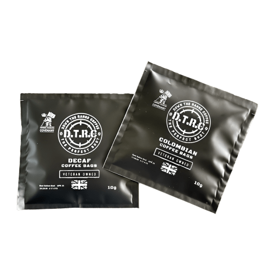 "Grab Bags", Single use Coffee bags 10g Colombian Blend. - Down The Range Coffee