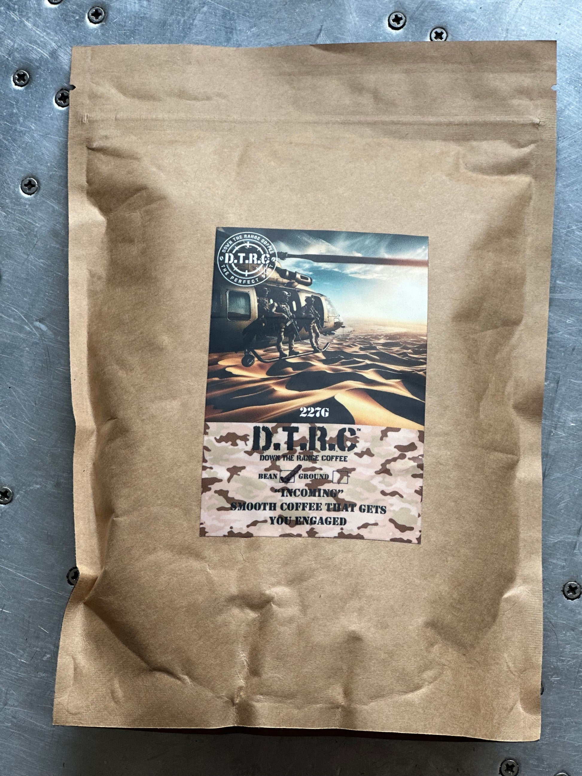 Incoming (Ground) 100% Organic - Premium Blend - Down The Range Coffee